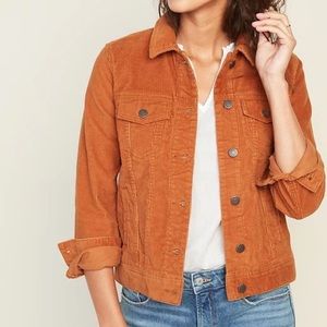 Small Old Navy Corduroy Jacket Burnt Orange NEVER WORN
